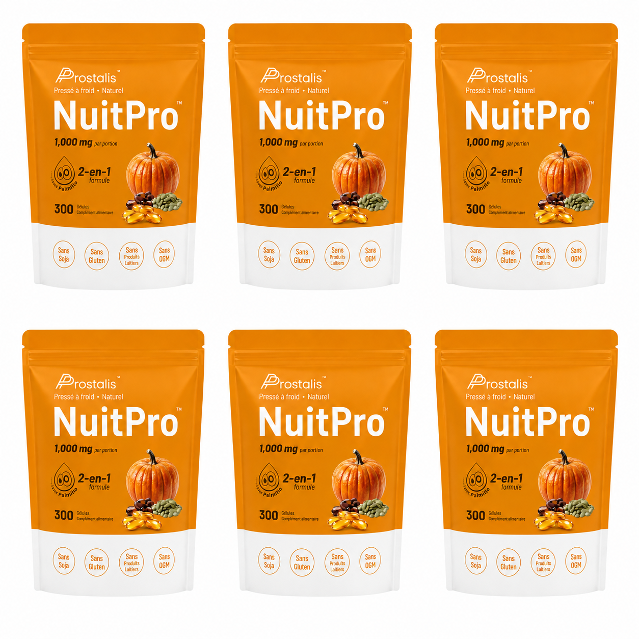 NuitPro™ Gélules Prostate | Réduit les troubles urinaires liés aux problèmes de la prostate jusqu’à 94% en 2 semaines !
