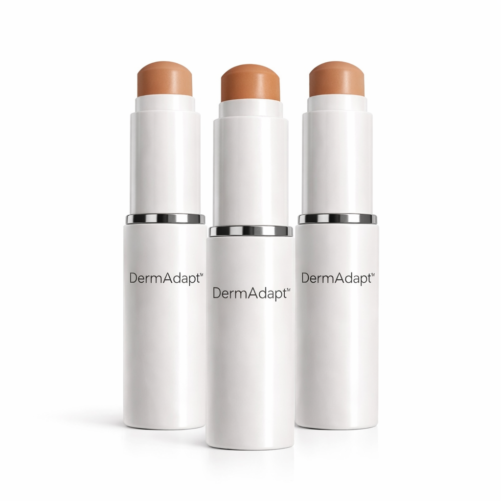 DermAdapt™ Stick Fond de Teint 2-en-1 | Obtenez un teint parfaitement uniforme dès la première application !