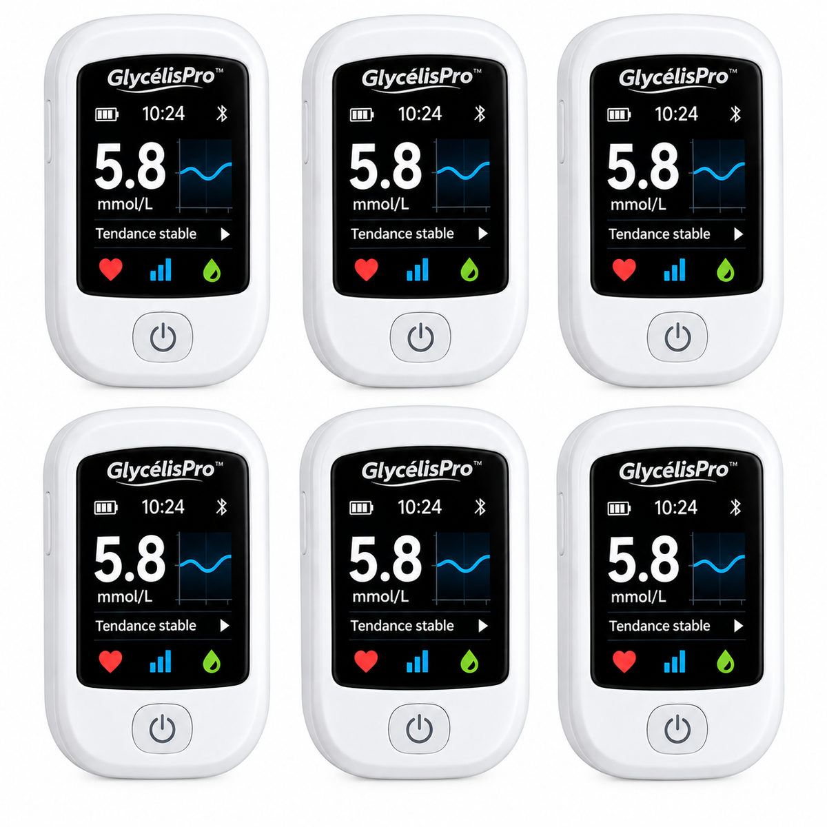 GlycélisPro™ Moniteur Sans Aiguille | Oubliez les piqûres, posez votre doigt et contrôlez votre glycémie en 5 secondes sans douleur !