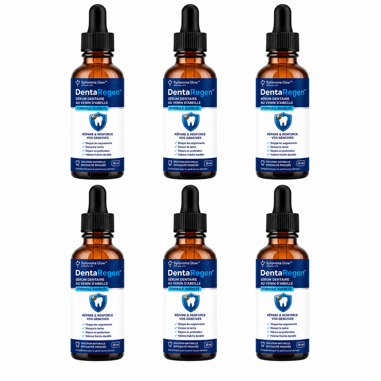 DentaRegen™ Sérum Dentaire au Venin d'Abeille | Dissout le tartre et répare vos gencives en 7 jours, sans chirurgie !