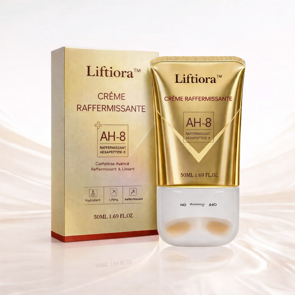 Liftiora™ Crème Lift 4D à Embout Massant | Retend la peau et lisse les rides en 3 minutes !