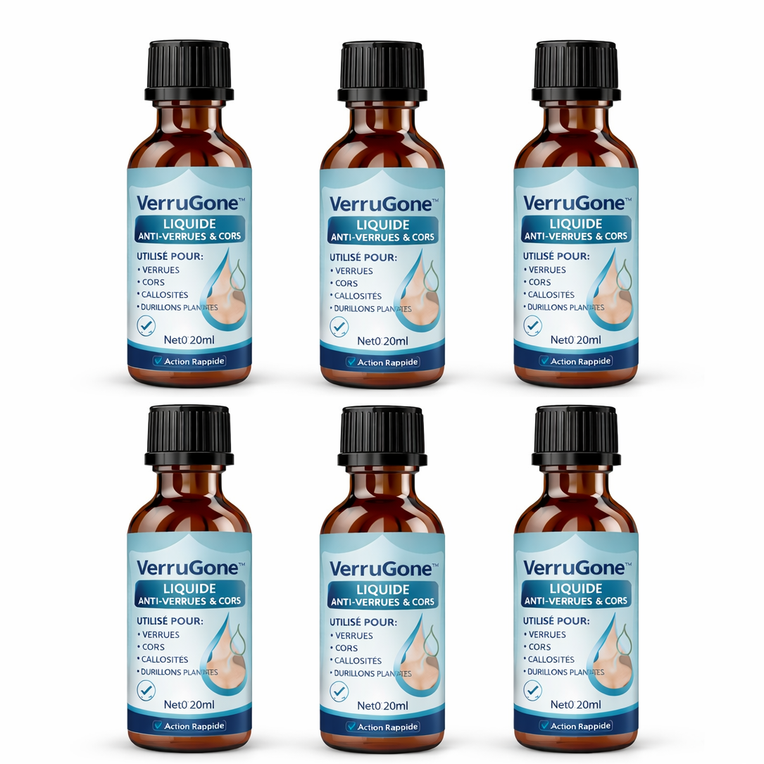 VerruGone™ Liquide Anti-Verrues & Cors | Éliminez verrues et cors en quelques jours seulement !