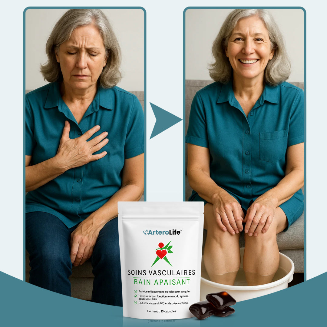 CardioSoak™ Perles de Bain pour Pieds | Réduit le risque de crise cardiaque de 90%!