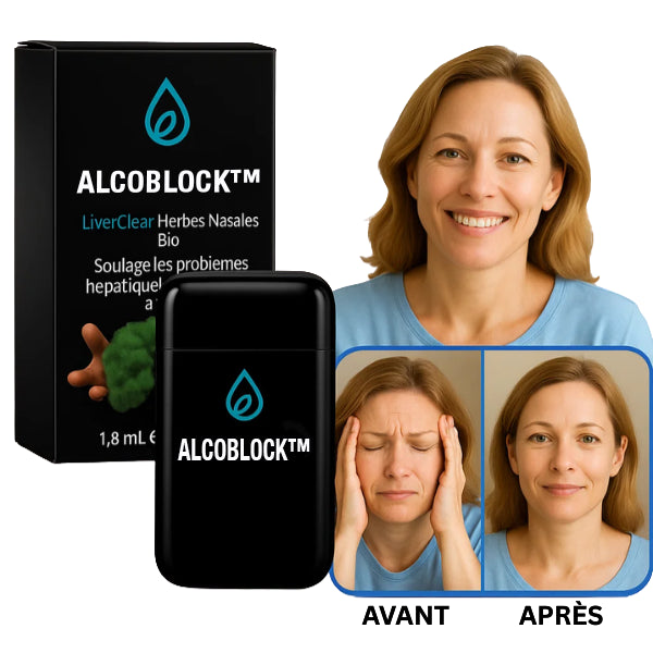 Alcoblock™ Spray Nasal Anti-Alcool | Éliminez vos envies en 3 secondes!