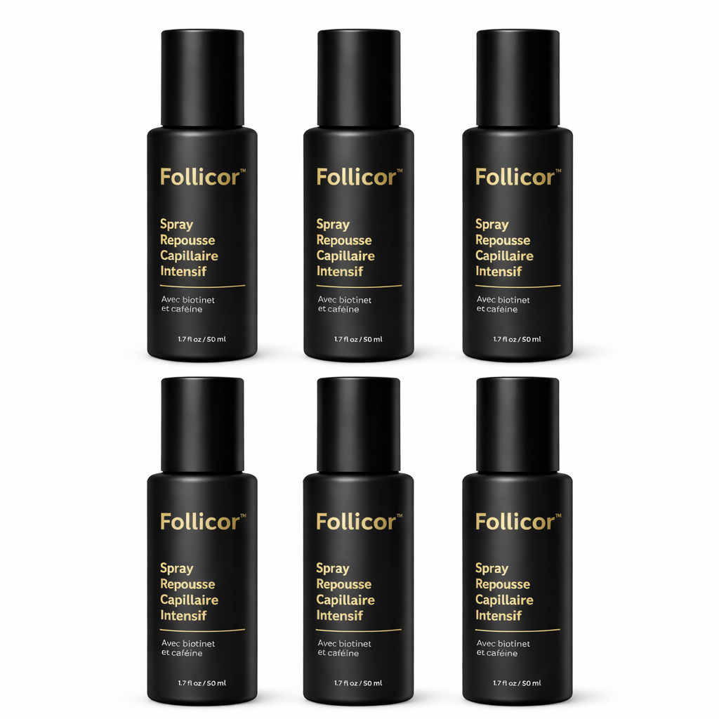 Follicor™ Spray Repousse Capillaire Intensif | Met fin à la perte de cheveux et stimule la repousse en seulement 7 jours