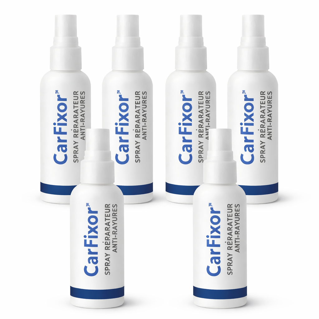 CarFixor™ Spray Réparateur Anti-Rayures | Efface les éraflures en 10 secondes, sans repeindre !
