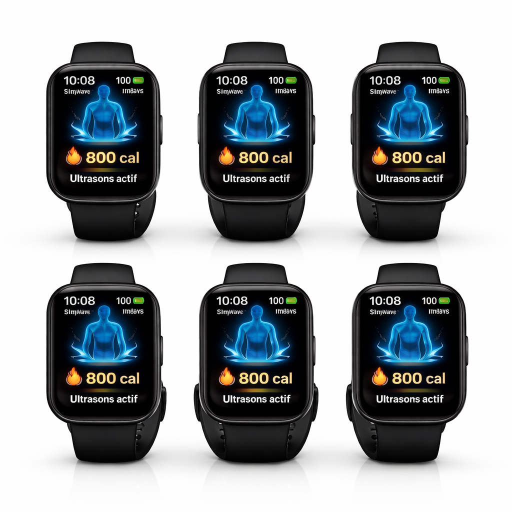 SlimWave™ Bracelet Minceur aux Ultrasons | Éliminez la graisse en 3 minutes !