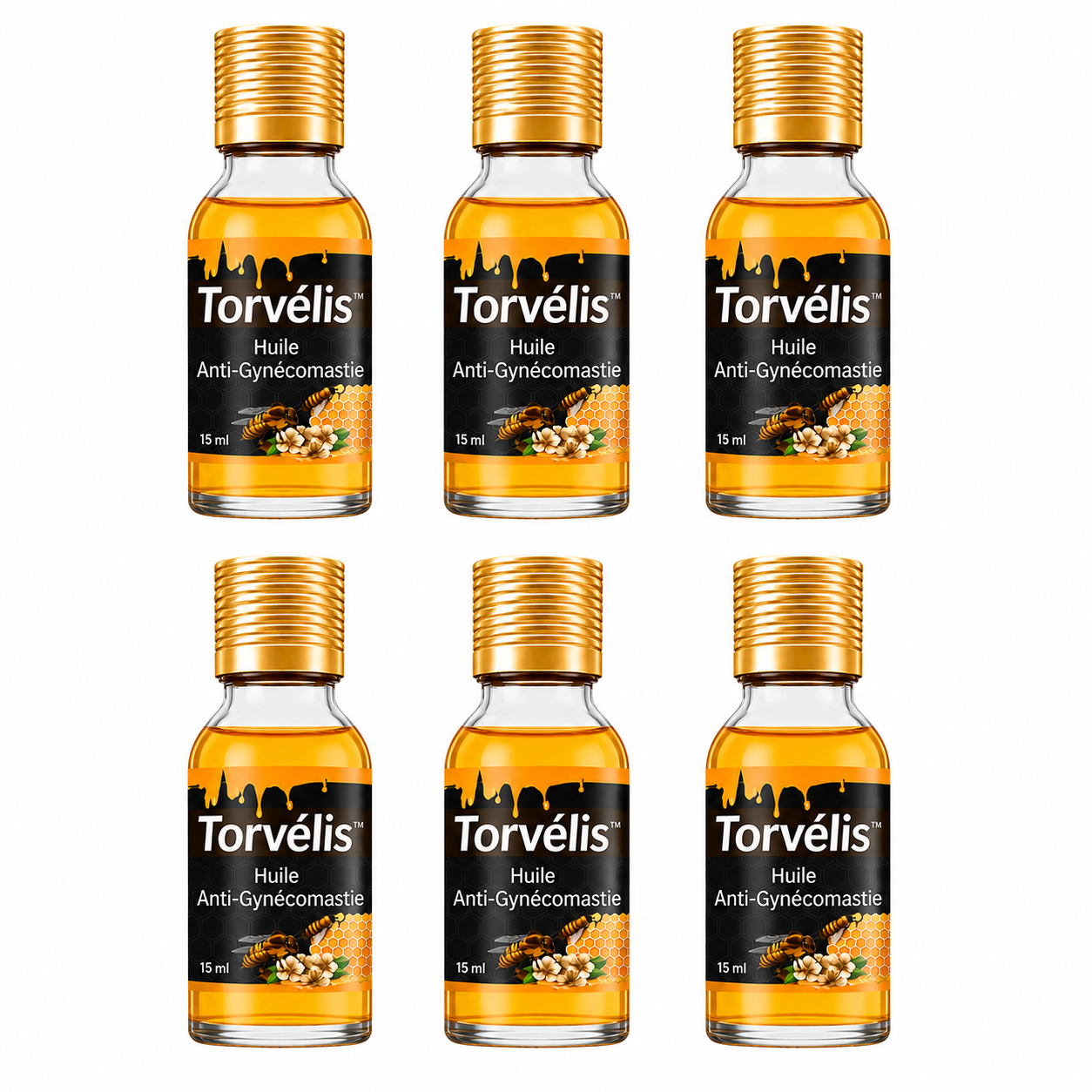 Torvélis™ Huile Anti-Gynécomastie | Éliminez la graisse et retrouvez un torse plat en 10 minutes !