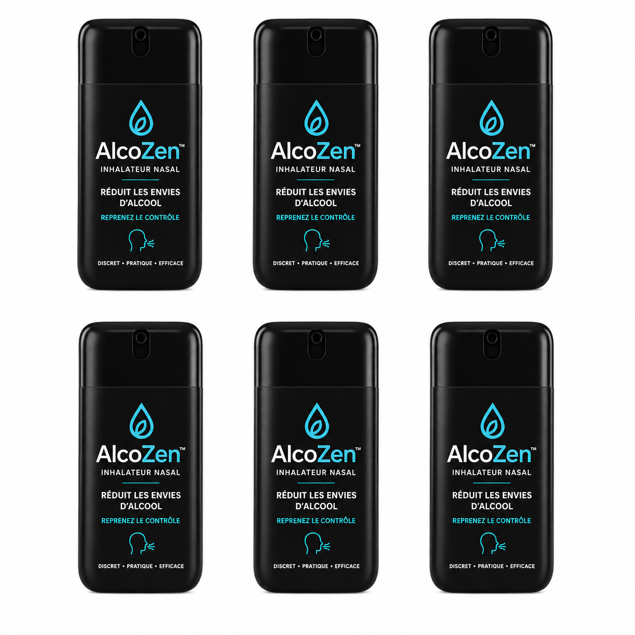 AlcoZen™ Inhalateur nasal contre l’envie d’alcool | Reprends le contrôle en 5 jours !