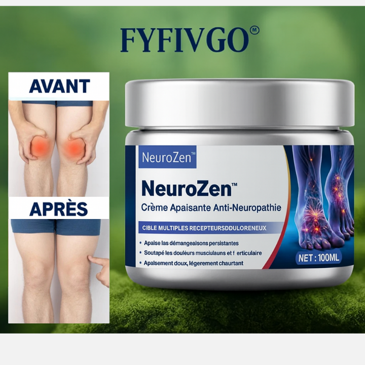 NeuroZen™ Crème Apaisante Anti-Neuropathie | Stoppe les brûlures nerveuses en 10 minutes!
