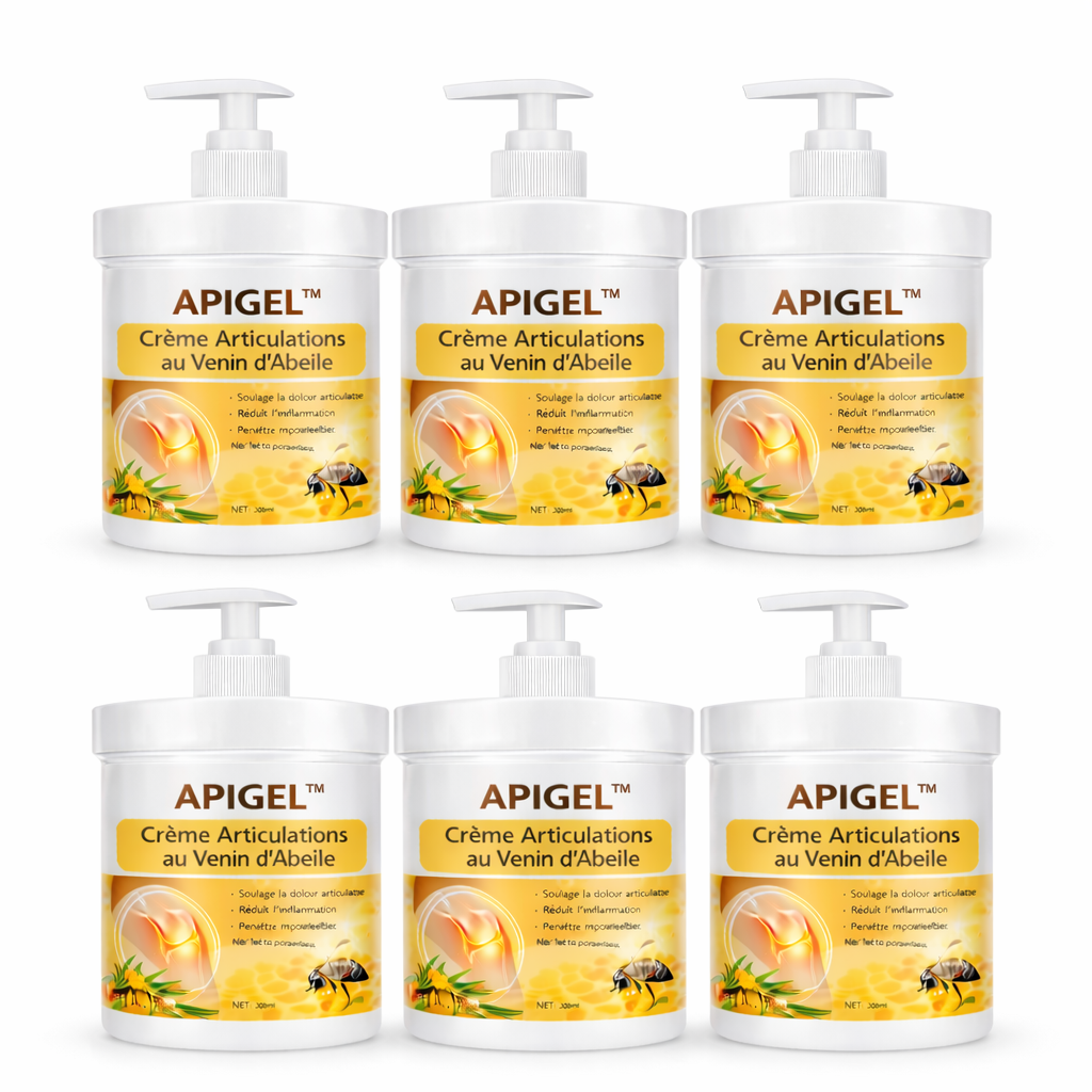 APIGEL™ Crème Articulations au Venin d’Abeille | Éliminez douleurs et raideurs en 3 minutes !