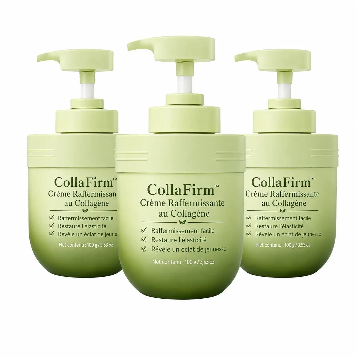 CollaFirm™ Crème Raffermissante au Collagène | Retendez votre peau relâchée et lissez les rides dès les premières applications !