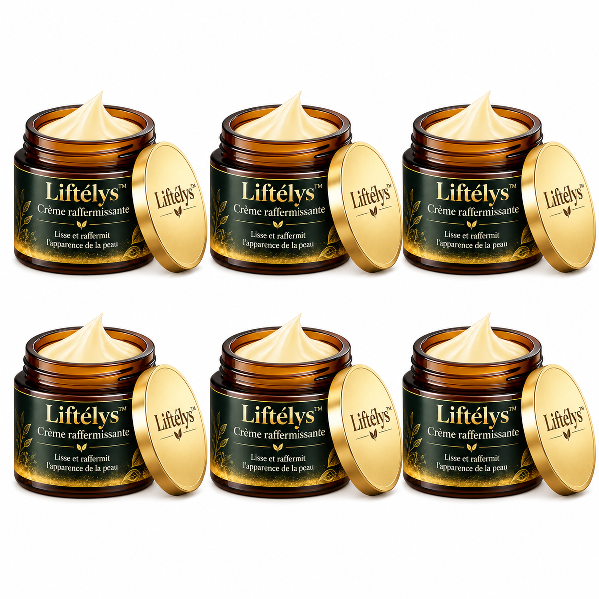 Liftélys™ Crème Raffermissante Anti-Relâchement | Lifte et raffermit votre peau en 10 minutes !
