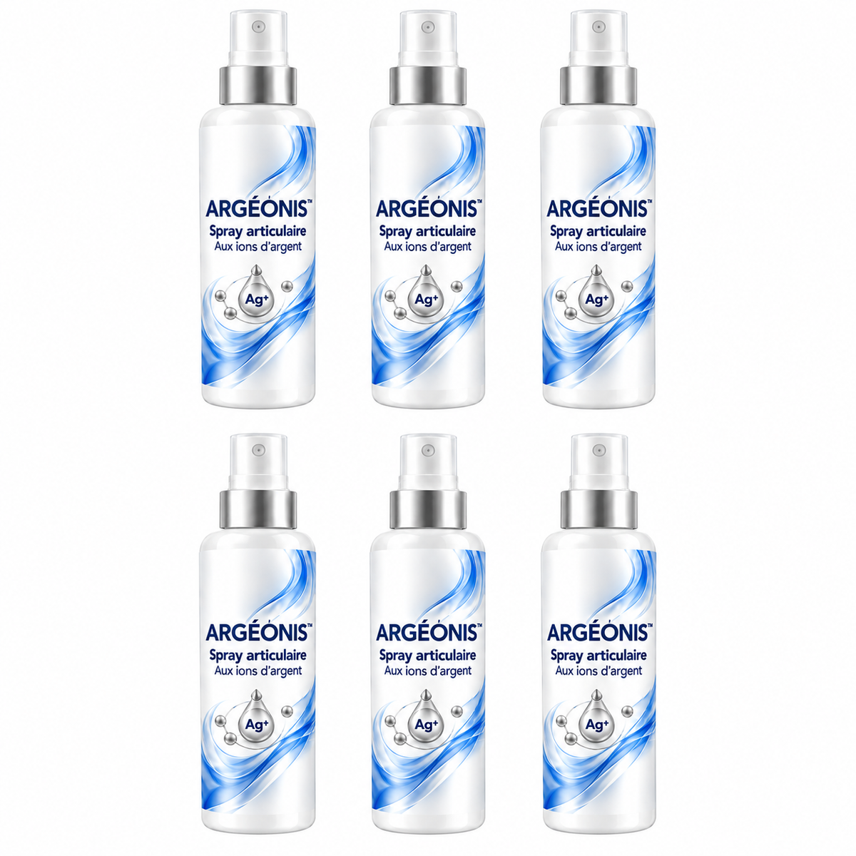 Argéonis™ Spray Réparateur Articulations aux Ions d’Argent | Réparez les articulations et stoppez la douleur en 3 minutes !