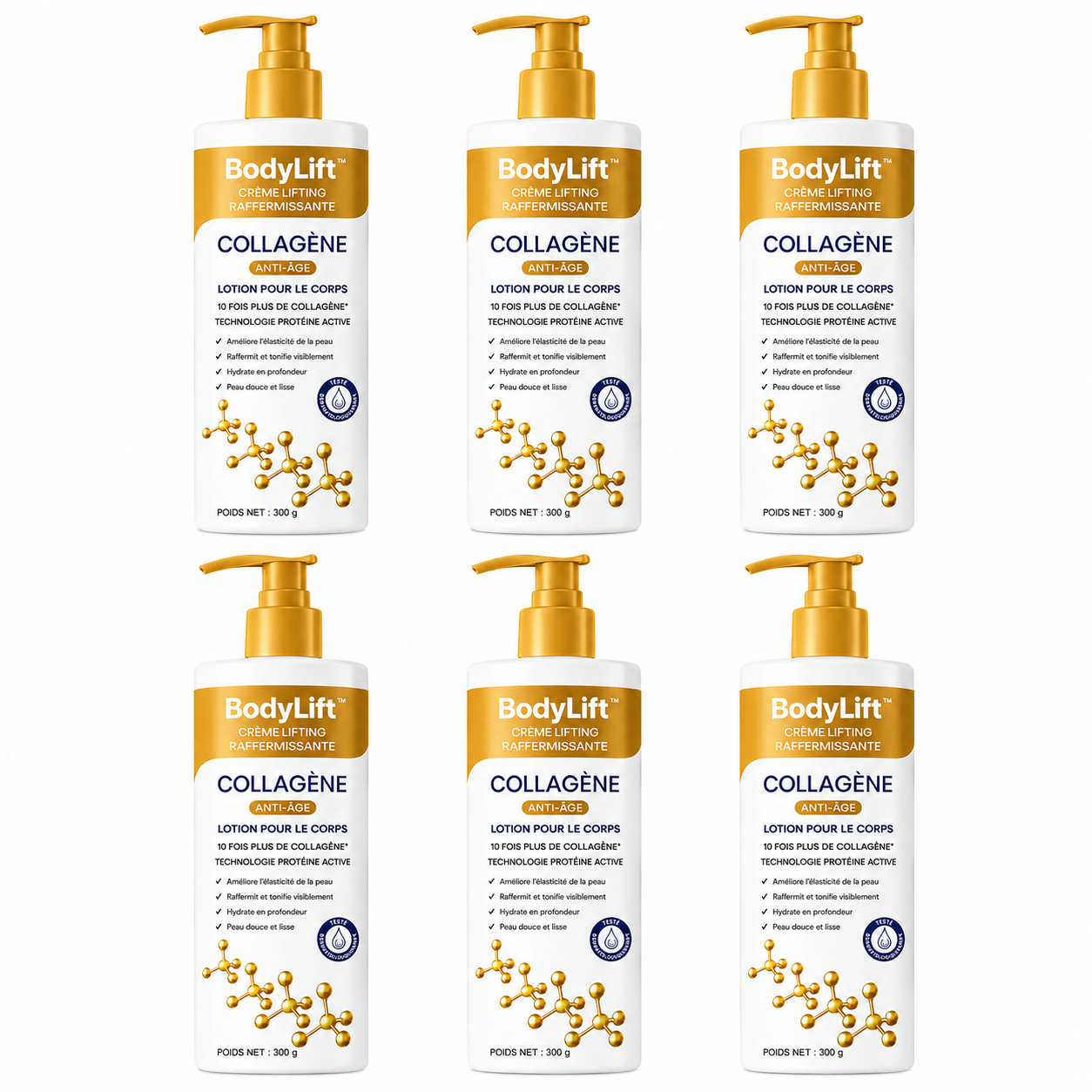 BodyLift™ Crème Lifting Raffermissante | Peau plus ferme, plus lisse et effet lift visible en 24h chrono !