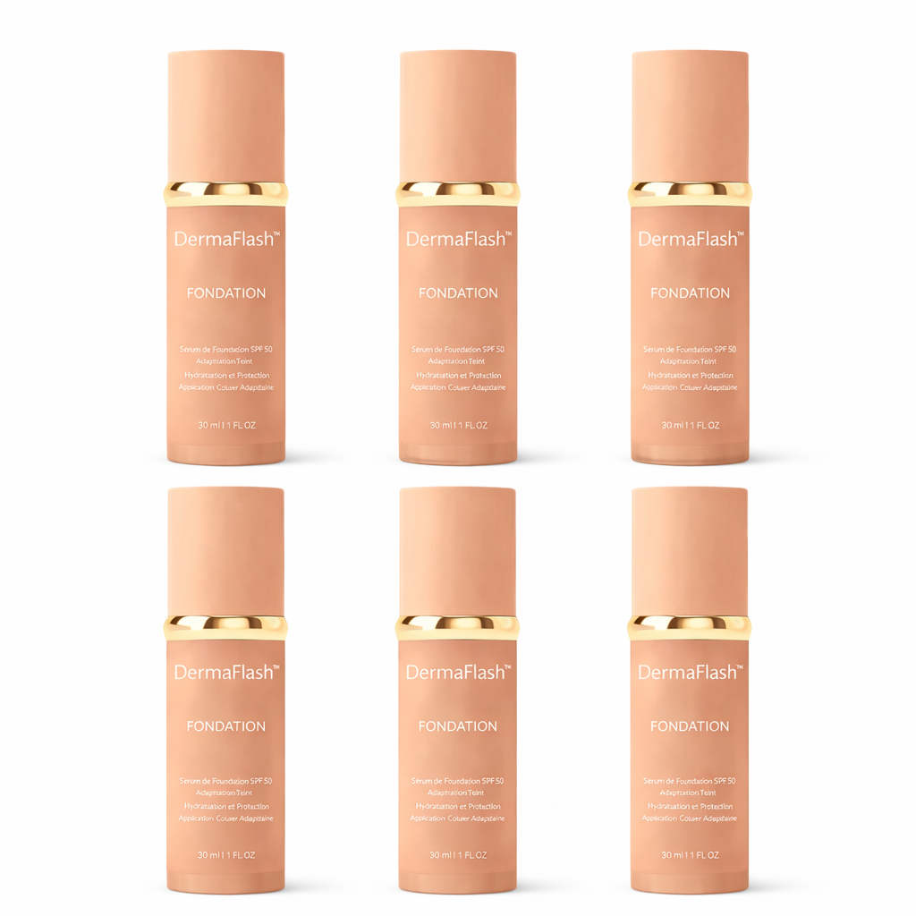 DermaFlash™ Fond de Teint Lissant Instantané | Efface visuellement les rides en 5 secondes et rajeunit le visage de 10 ans !