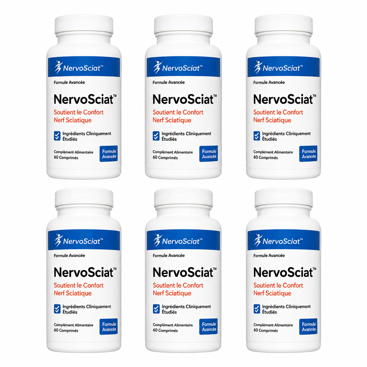 NervoSciat™ Comprimés Anti-Douleur Sciatique | Arrêtez la douleur brûlante de la sciatique en seulement 7 jours !