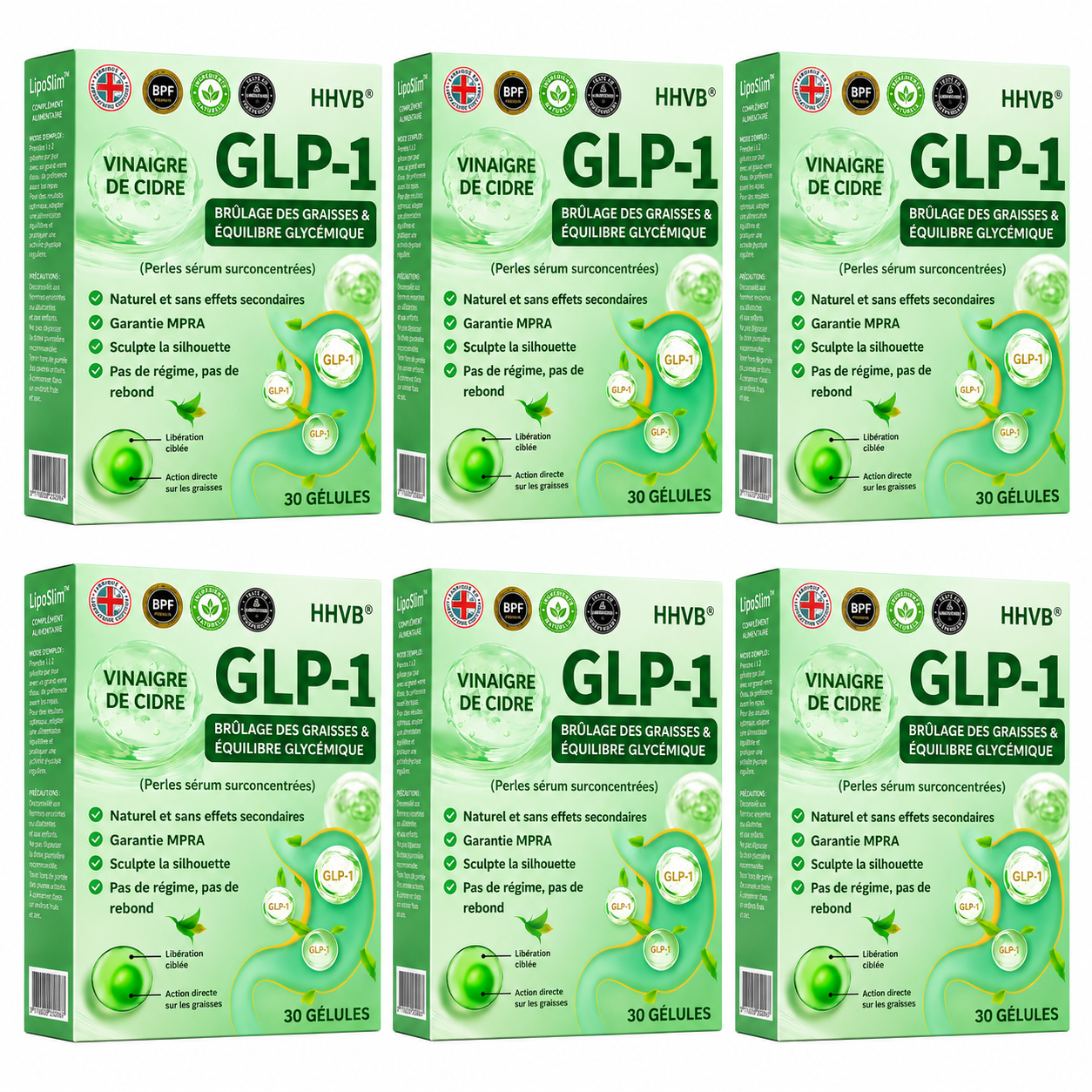 LipoSlim™ Perles Minceur GLP-1 | Brûle les graisses et équilibre le sucre en 10 minutes !