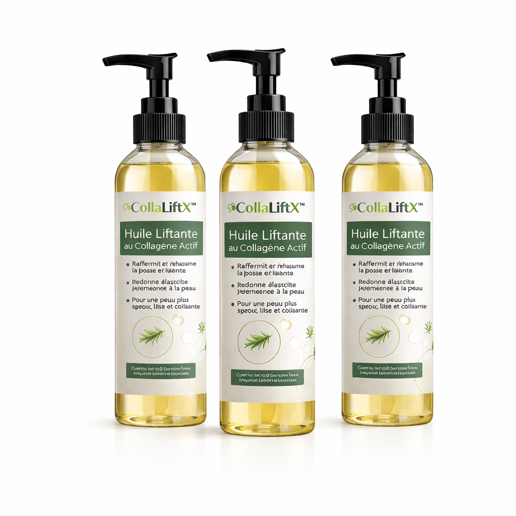 CollaLiftX™ Huile Liftante au Collagène Actif | Retendez la peau et retrouvez un effet lifting visible en 3 minutes !
