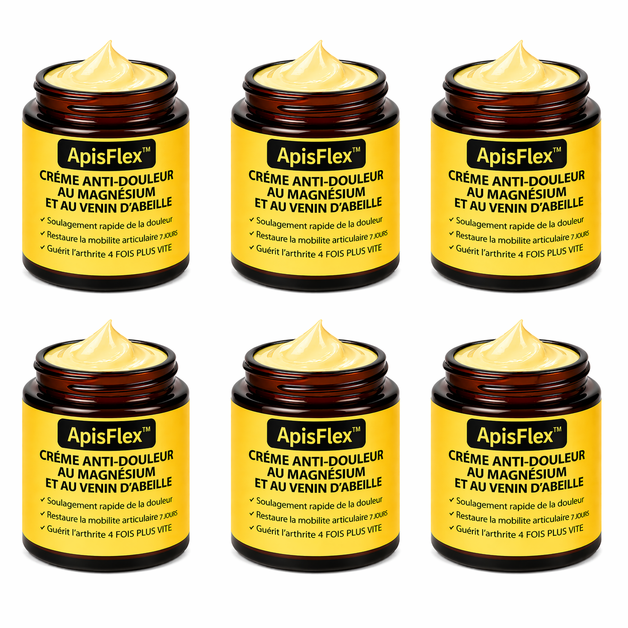 ApisFlex™ Crème Anti-Douleur au Venin d’Abeille | Supprimez vos douleurs articulaires en quelques minutes
