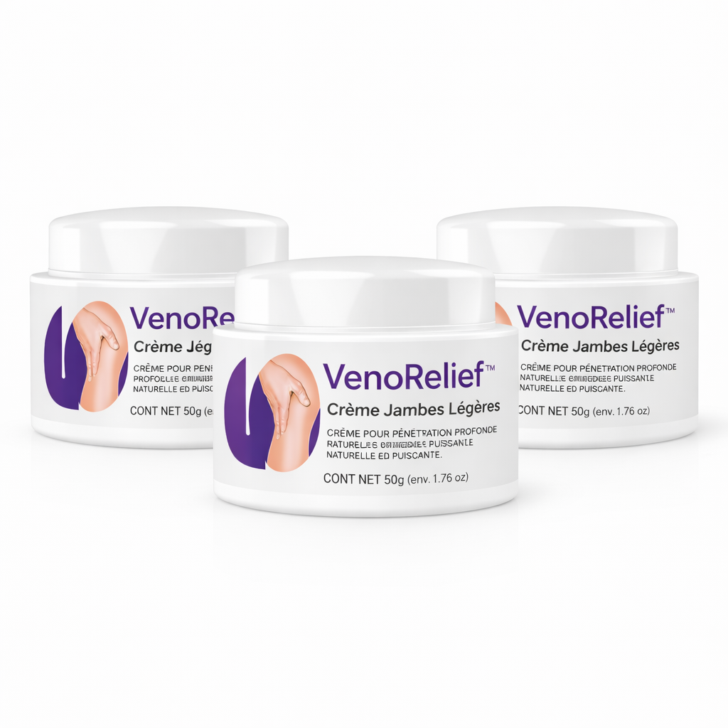 VenoRelief™ Crème Jambes Légères | Soulage varices, gonflements et jambes lourdes en quelques minutes !