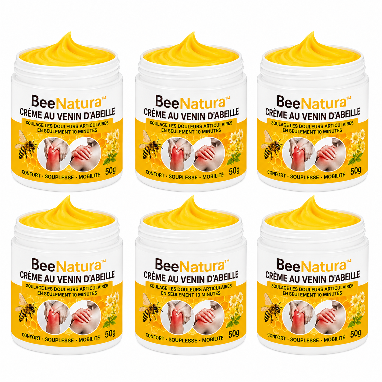 BeeNatura™ Crème au Venin d’Abeille | Répare les os et soulage les douleurs articulaires en 10 minutes!
