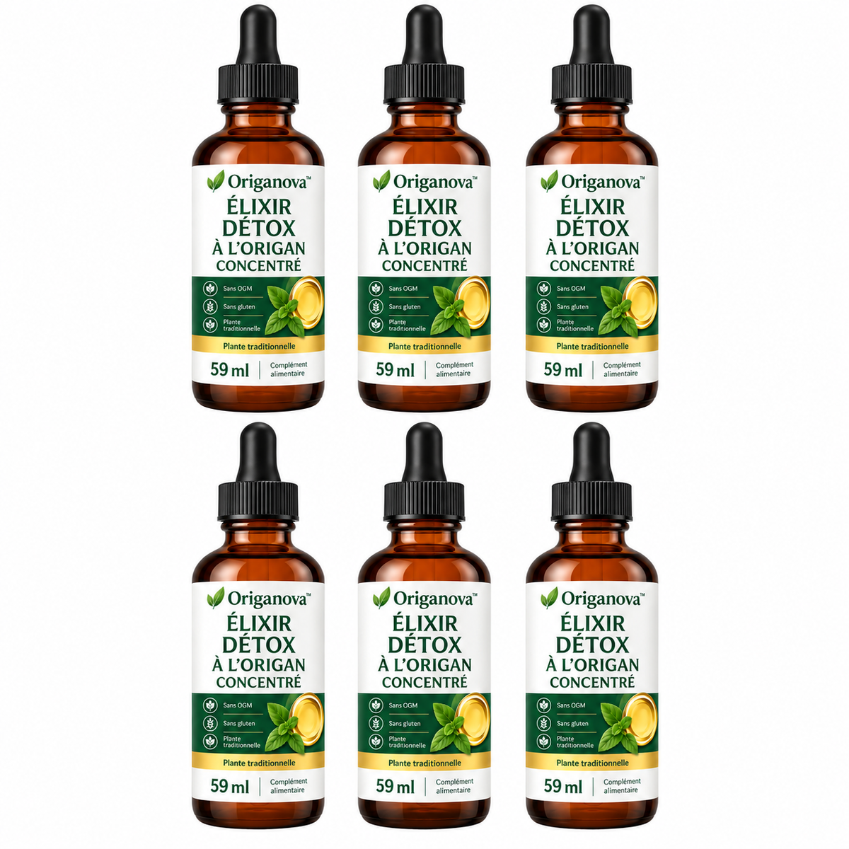 Origanova™ Élixir Détox au Concentré d’Origan | Perdez 3 kg de toxines en 48h et retrouvez un ventre plat!