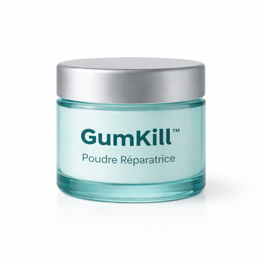 GumKill™ Poudre Réparatrice | Éliminez saignements et reconstruisez vos gencives en 3 minutes !
