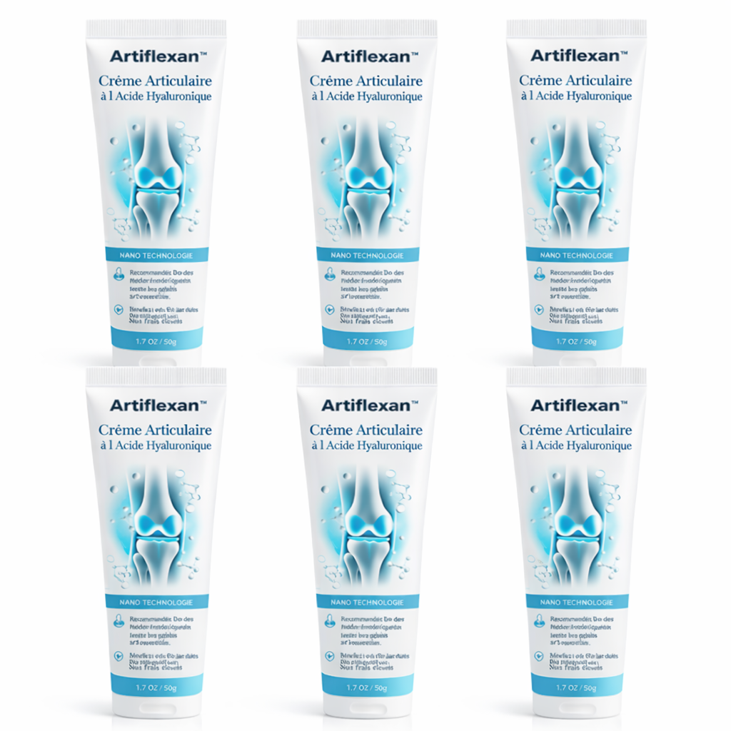 Artiflexan™ Crème Articulaire à l’Acide Hyaluronique | Soulagez vos douleurs en 60 secondes !