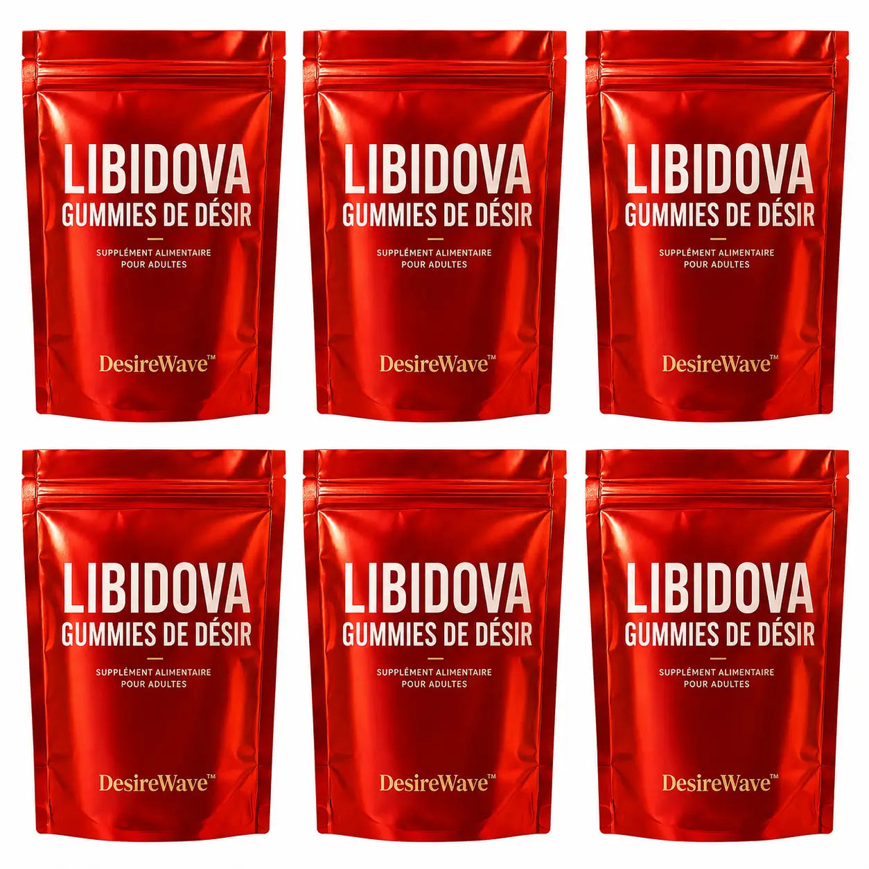 Libidova™ Gummies de Désir | Fini les soirées qui s'évaporent chacun sur son téléphone. Désir ravivé et complicité retrouvée en moins de 45 minutes.