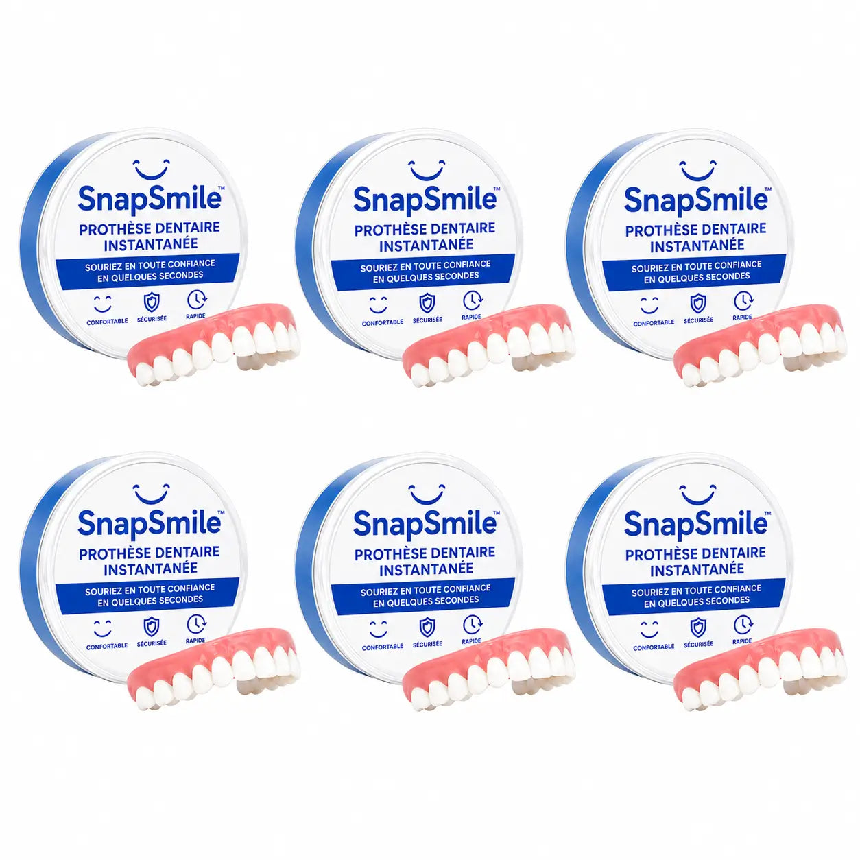 SnapSmile™ Prothèse Dentaire Instantanée | Un sourire éclatant sans dentiste en 10 secondes !