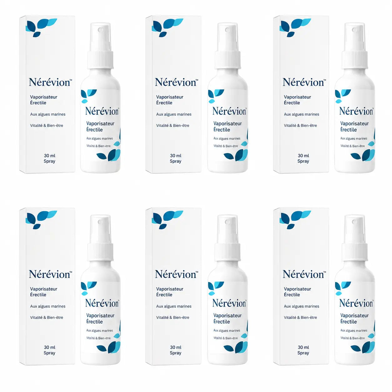 Nérévion™ Vaporisateur Érectile aux Algues Marines | Obtenez une érection dure comme le roc en 43 secondes!