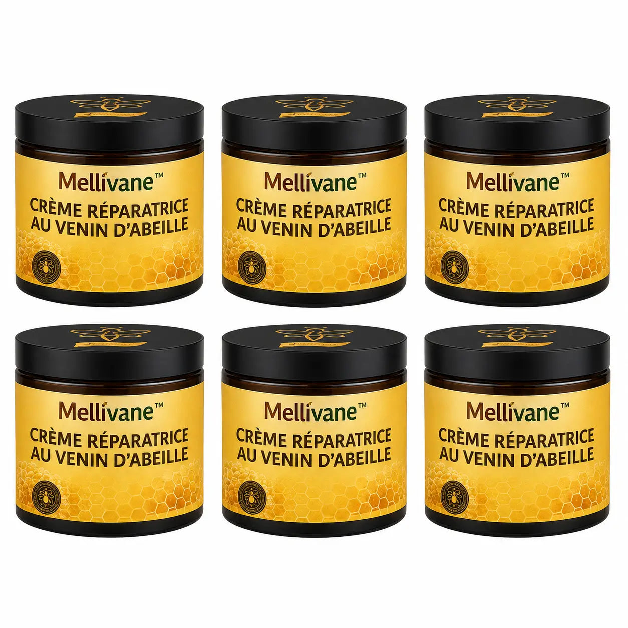Mellivane™ Crème Réparatrice au Venin d’Abeille | Stoppe rougeurs, eczéma et boutons dès la première application !