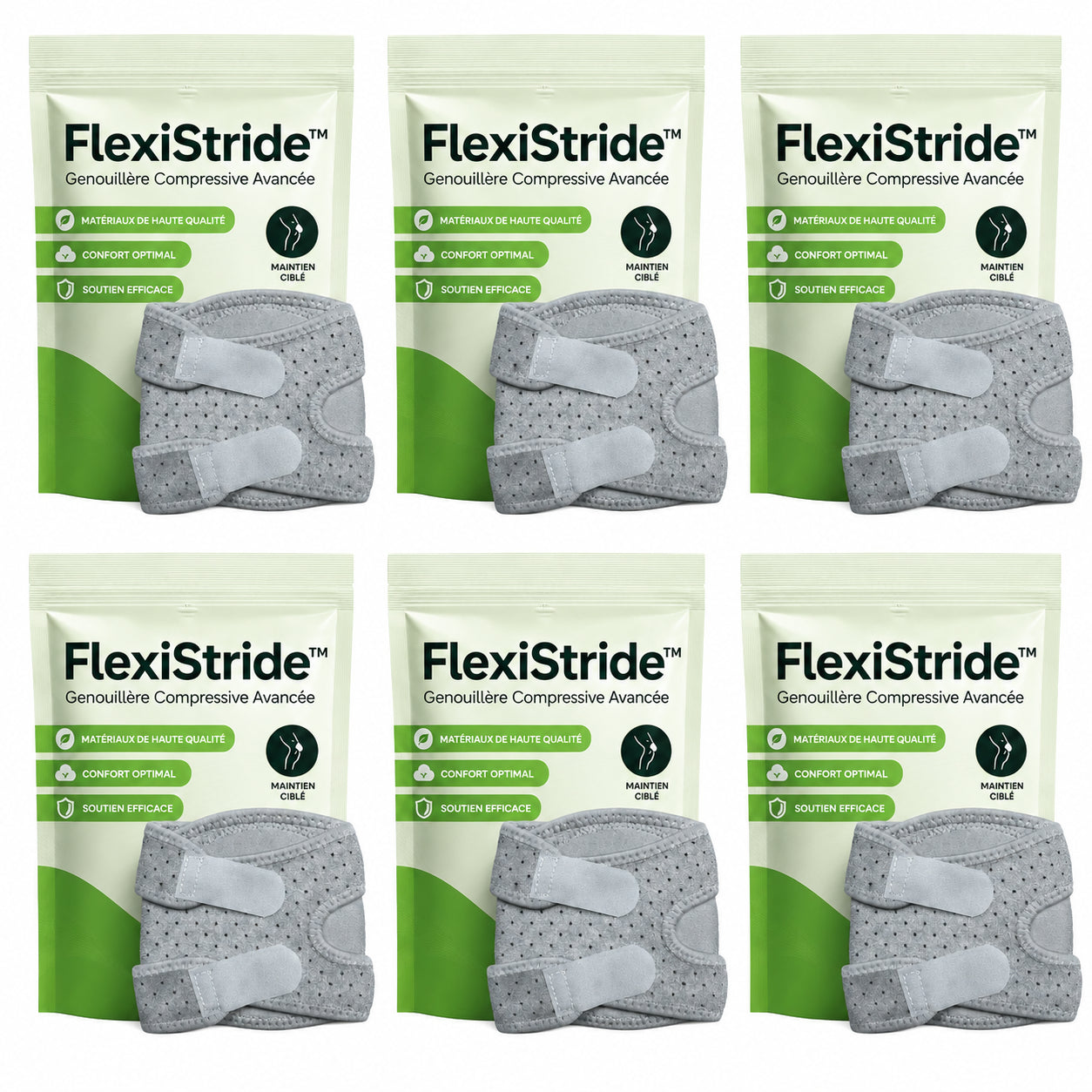 FlexiStride™ Genouillère Compressive Avancée | Retrouve une marche sans douleur en 24 h!