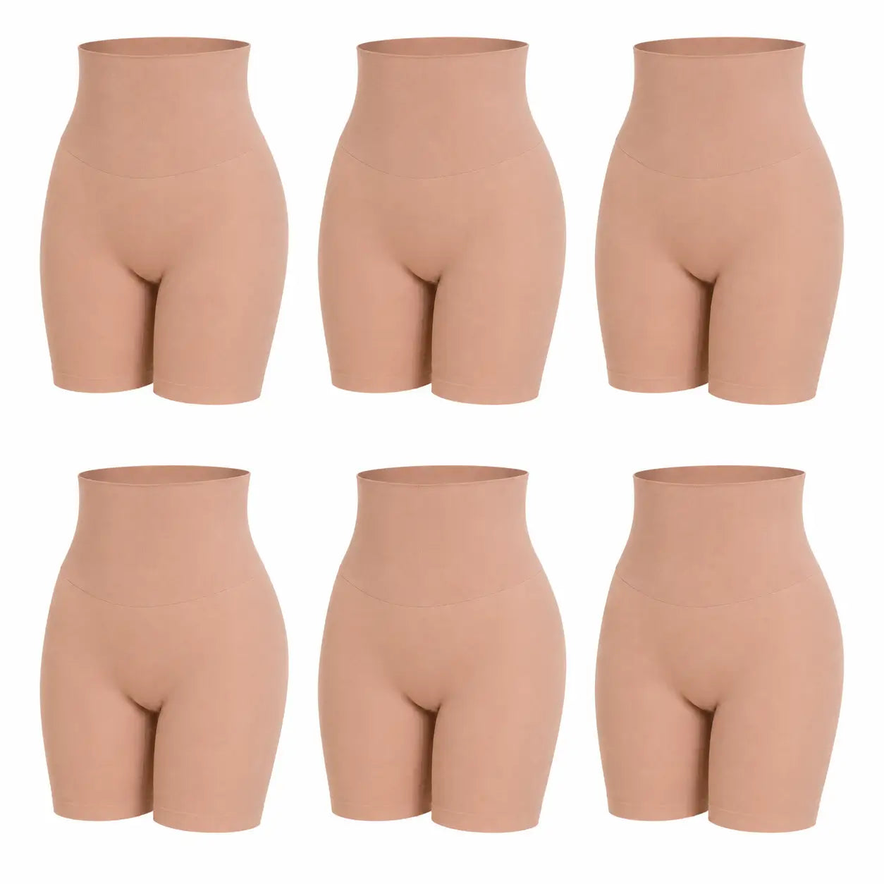 SilkTaille™ Short Gainant Invisible Taille Haute | Aplatissez le ventre, lissez les cuisses et sculptez votre silhouette en 10 secondes !