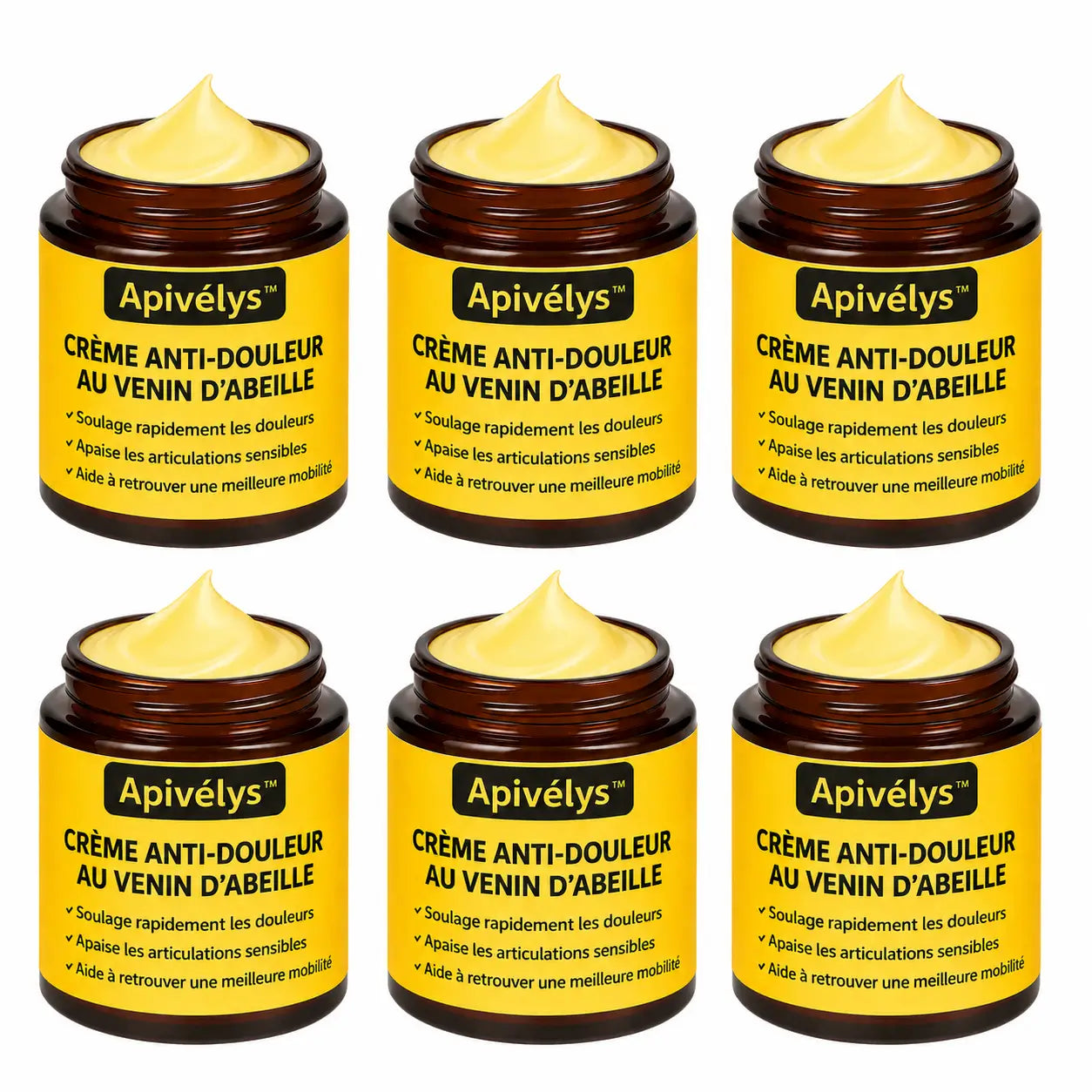 Apivélys™ Crème Anti-Douleur au Venin d’Abeille | Supprimez vos douleurs articulaires en quelques minutes !