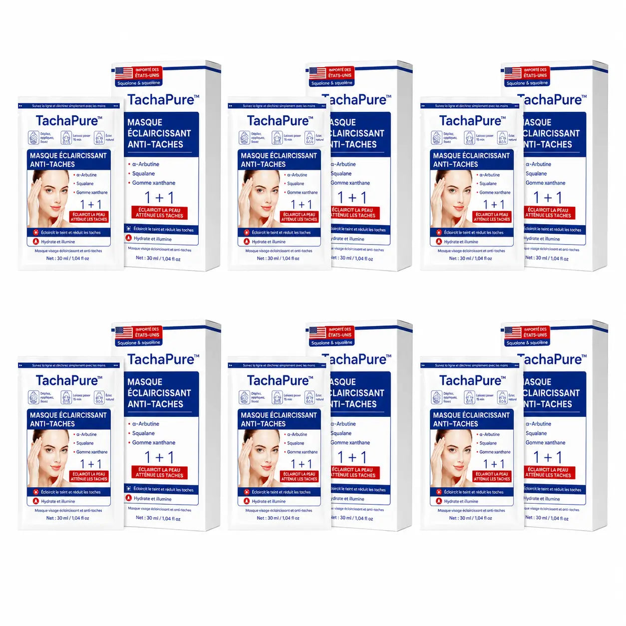 TachaPure™ Masque Anti-Taches Éclaircissant | Effacez vos taches brunes en 72 heures chrono !