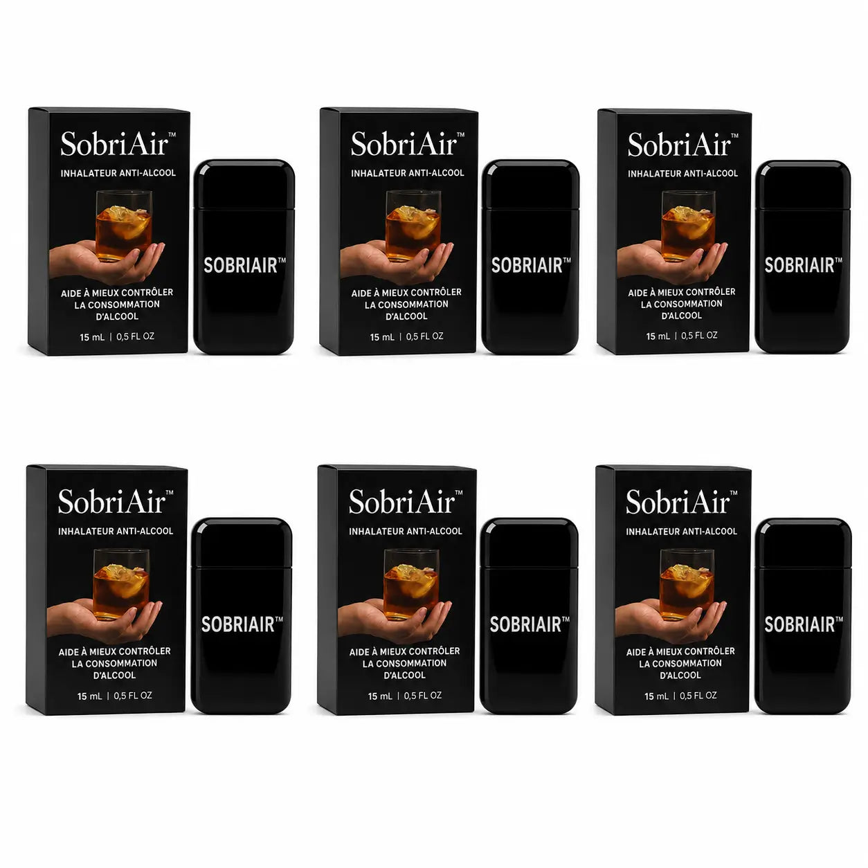 SobriAir™ Inhalateur Anti-Alcool | Stoppe les envies en 7 jours – sans médicaments, sans effort!