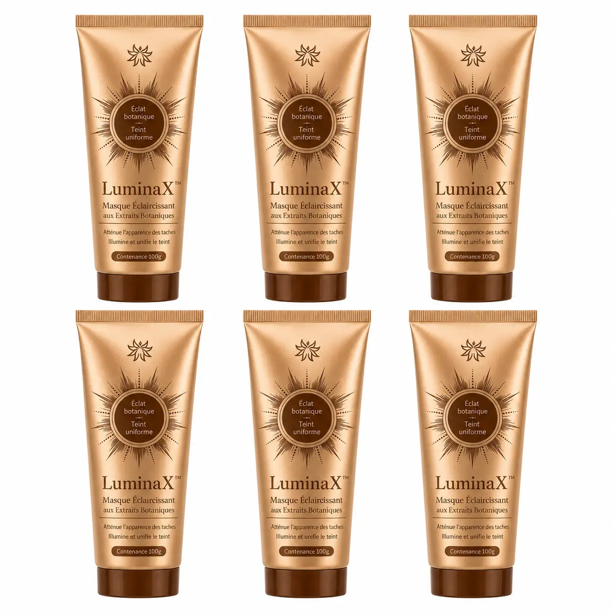 LuminaX™ Masque Éclaircissant aux Extraits Botaniques | Efface les taches brunes en 10 minutes par jour!