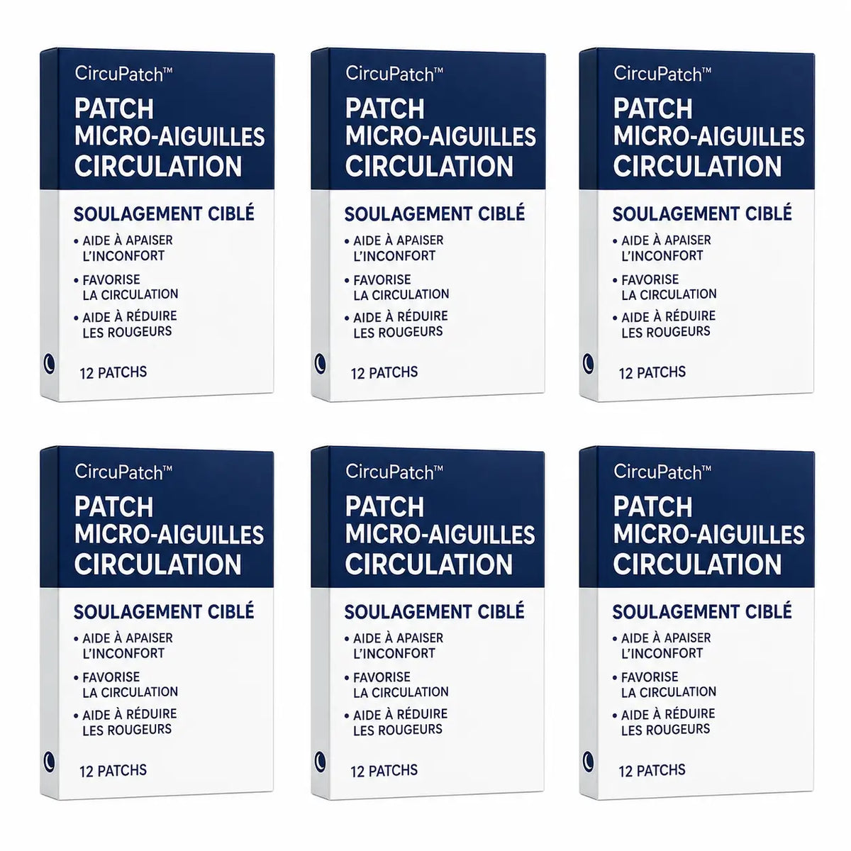 CircuPatch™ Patch Micro-Aiguilles Circulation | Soulagez les jambes lourdes, gonflées et douloureuses dès la première nuit !