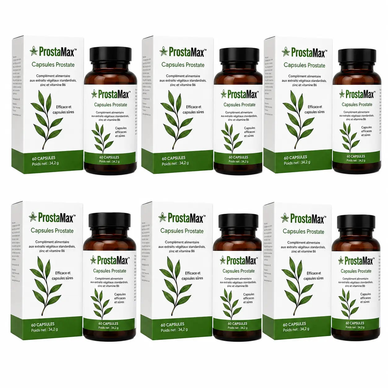 ProstaMax™ Capsules Prostate | Réduisez l'inflammation de la prostate jusqu'à 95 % en 5 jours !