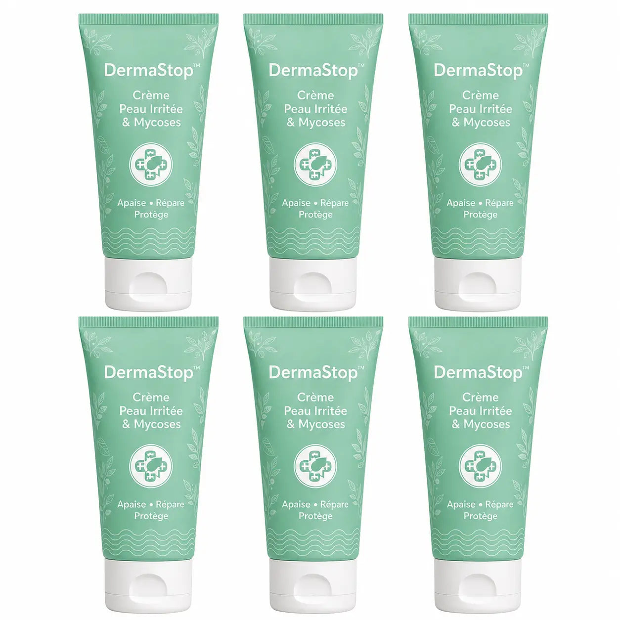 DermaStop™ Crème Peau Irritée & Mycoses | Stoppez les démangeaisons, les brûlures et l’humidité !
