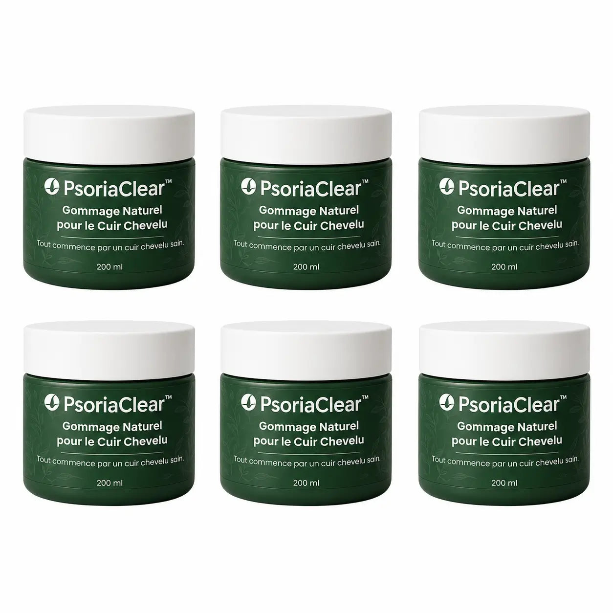 PsoriaClear™ Gommage Naturel pour le Cuir Chevelu | Restaurez Votre Cuir Chevelu du Psoriasis en Seulement 7 Jours !
