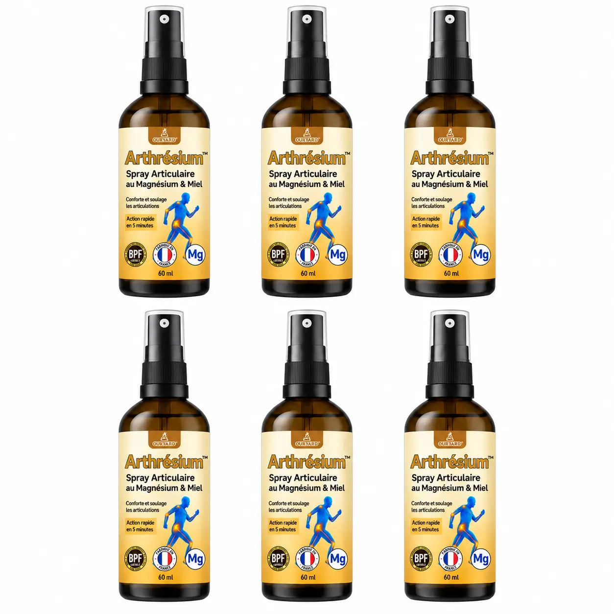 Arthrésium™ Spray Articulaire au Magnésium & Miel | Répare vos articulations douloureuses en 10 minutes!