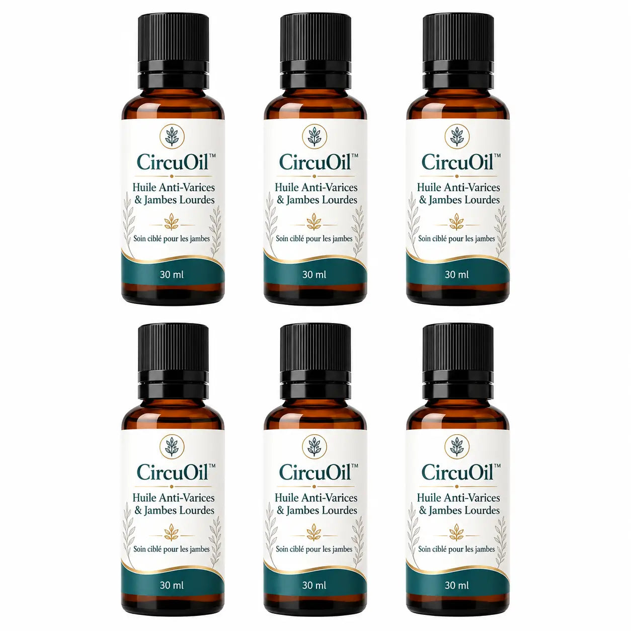CircuOil™ Huile Anti-Varices & Jambes Lourdes | Réduisez l’apparence des veines visibles et retrouvez des jambes plus légères !