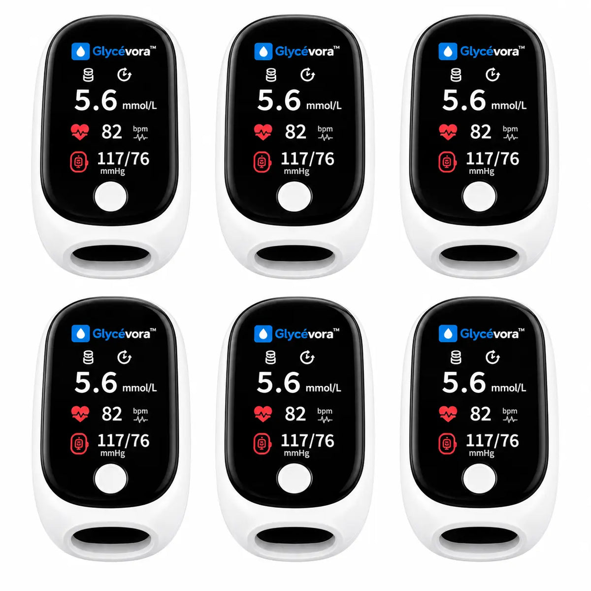 Glycévora™ Capteur Glycémie Sans Piqûre | Vérifiez votre sucre en 5 secondes, sans sang ni douleur !