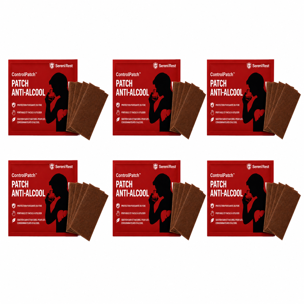 ControlPatch™ Patch Anti-Alcool | Stoppez les envies et reprenez le contrôle en 7 jours !