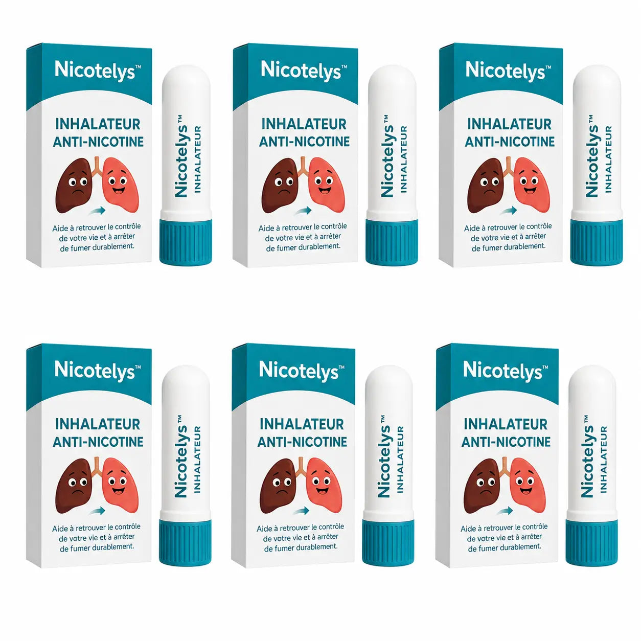Nicotelys™ Inhalateur Anti-Nicotine | Éliminez 97 % des envies de nicotine et arrêtez de fumer en seulement 3 jours !