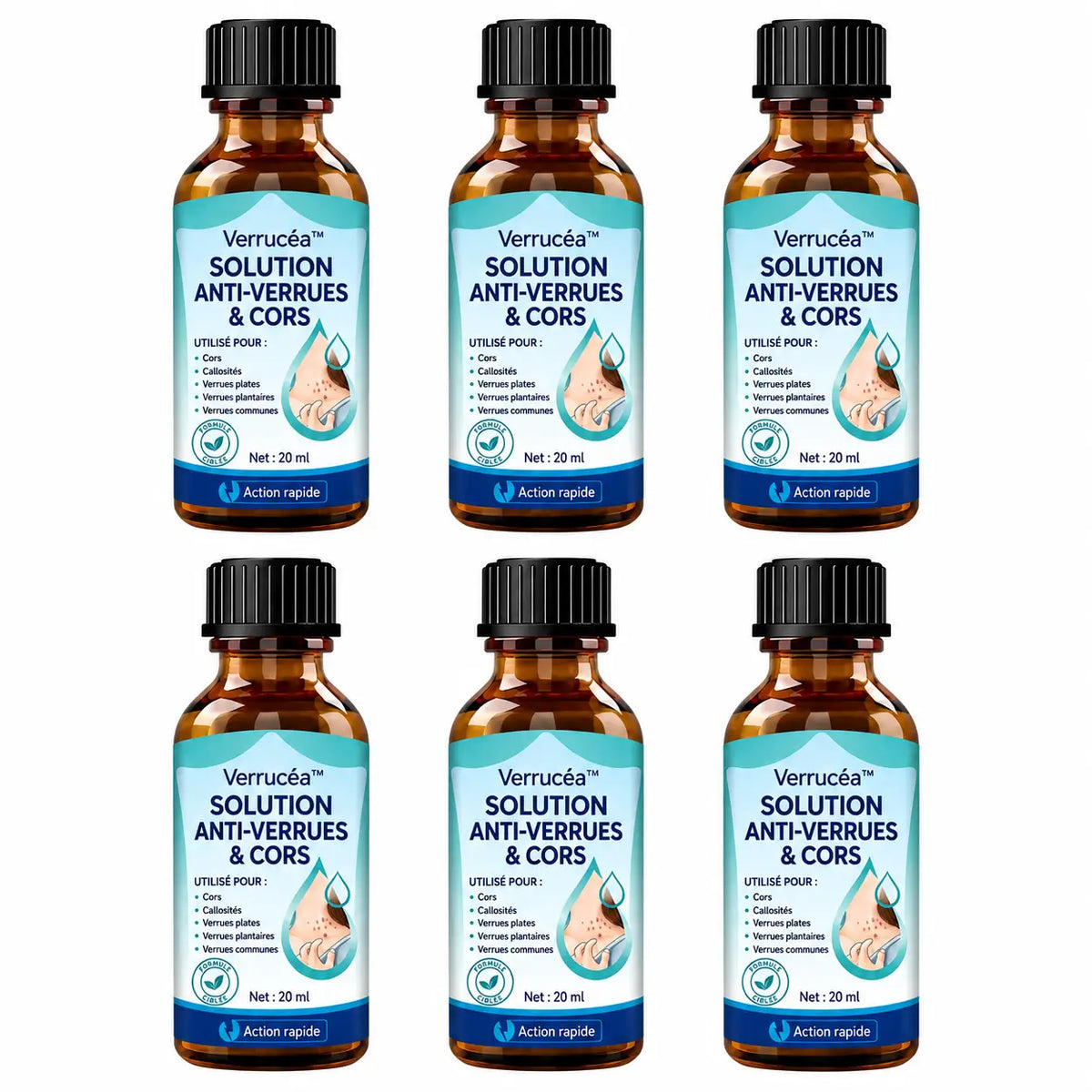 Verrucéa™ Solution Anti-Verrues & Cors | Élimine les verrues tenaces en 7 jours, sans douleur ni cryothérapie !