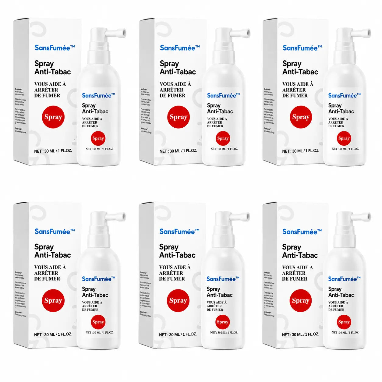 SansFumée™ Spray Anti-Tabac | Éliminez l’envie de fumer en 2 jours – Respirez plus librement et retrouvez la sérénité – Faites du sevrage un processus simple et naturel !